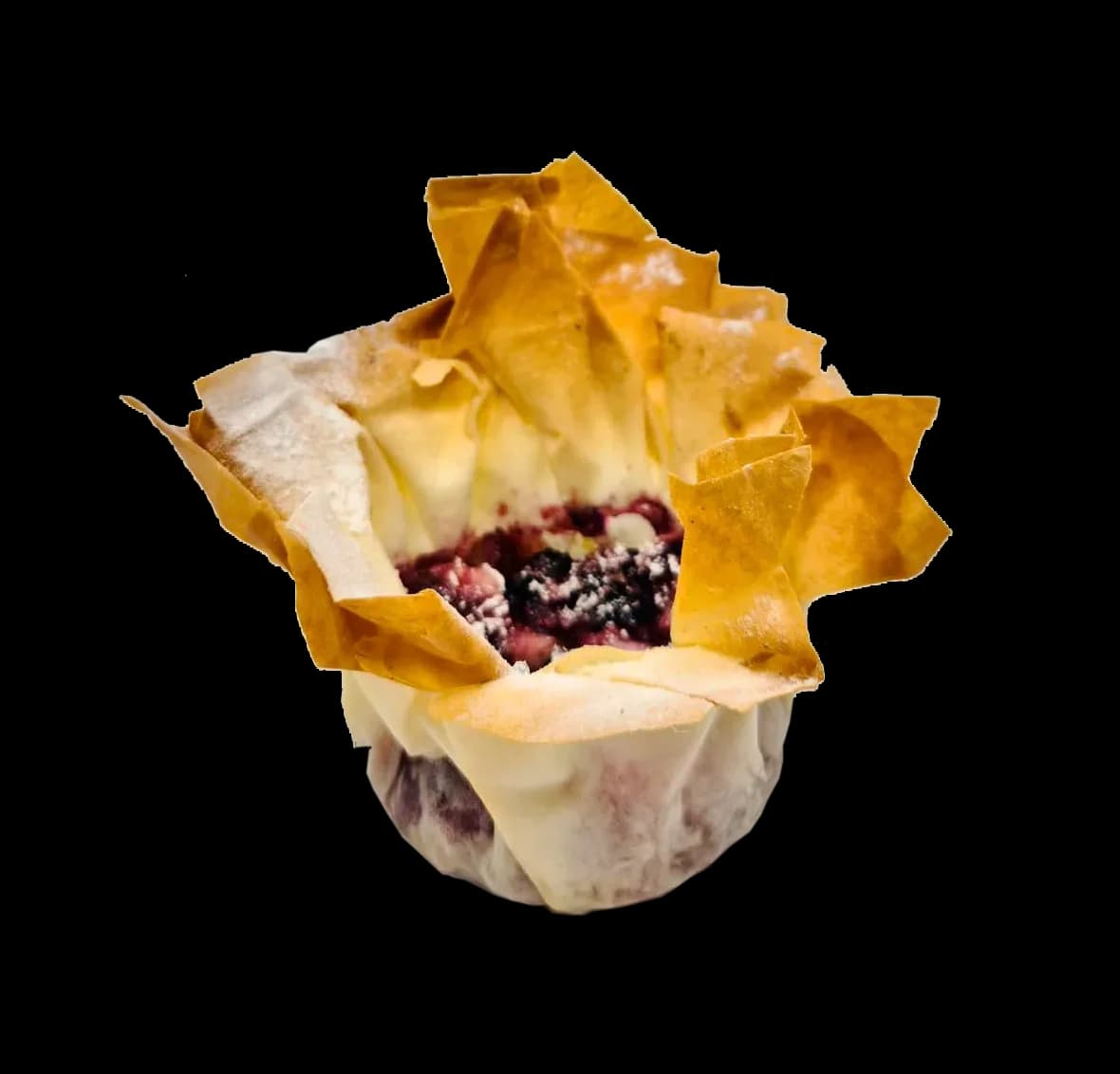 Open Apple Filo Basket