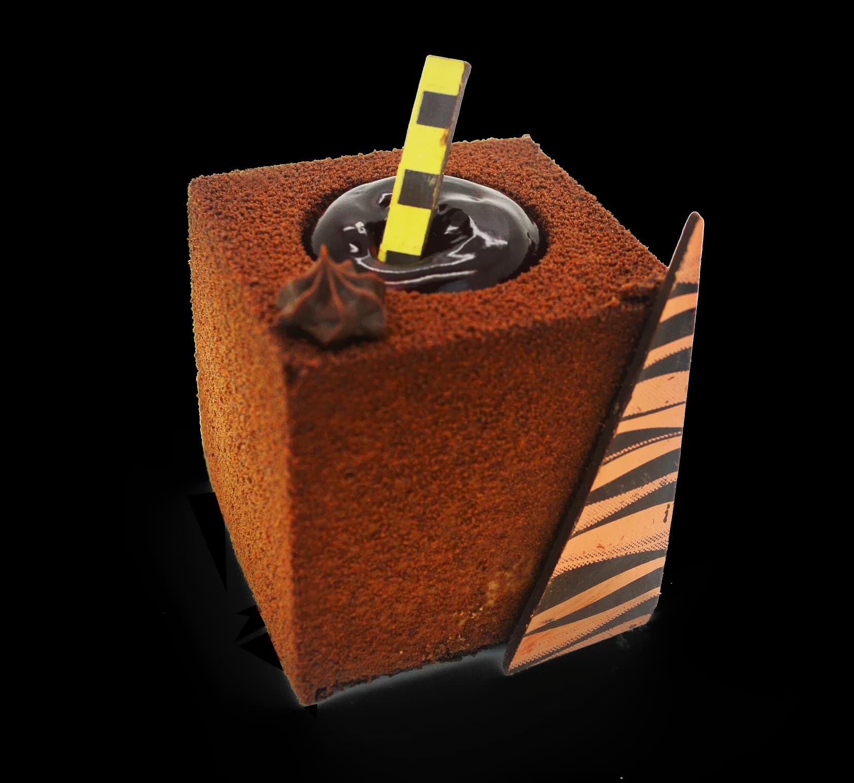 Chocolate Raspberry Cube