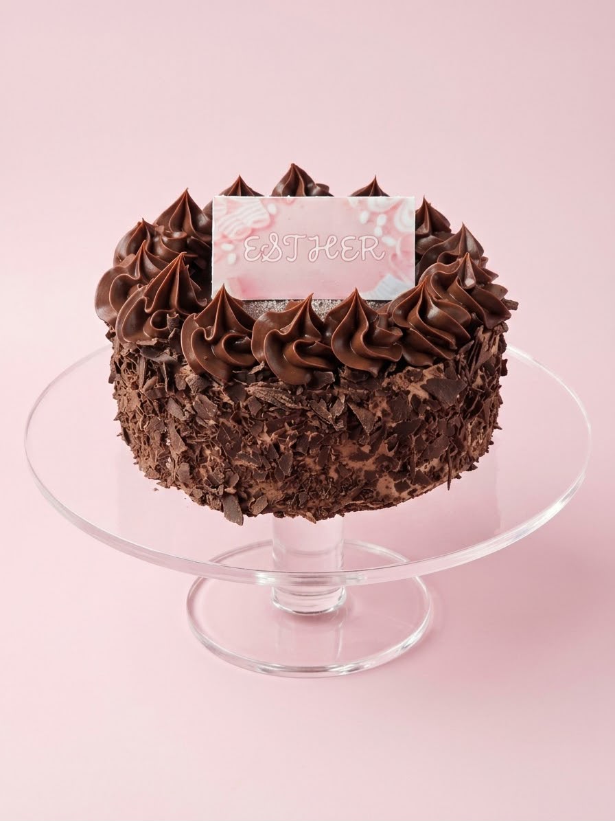 Decorated 7" Chocolate Mousse Cake
